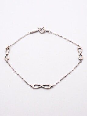 Tiffany & Co. Triple Infinity Bracelet 925 ~7in.